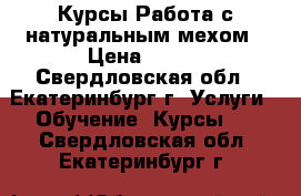 Курсы Работа с натуральным мехом › Цена ­ 350 - Свердловская обл., Екатеринбург г. Услуги » Обучение. Курсы   . Свердловская обл.,Екатеринбург г.